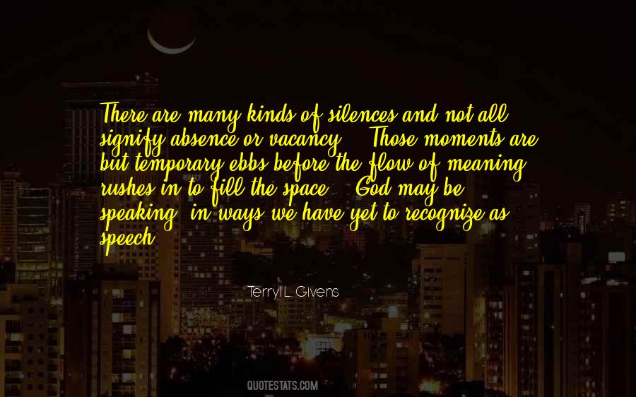 Silence Of God Quotes #928667