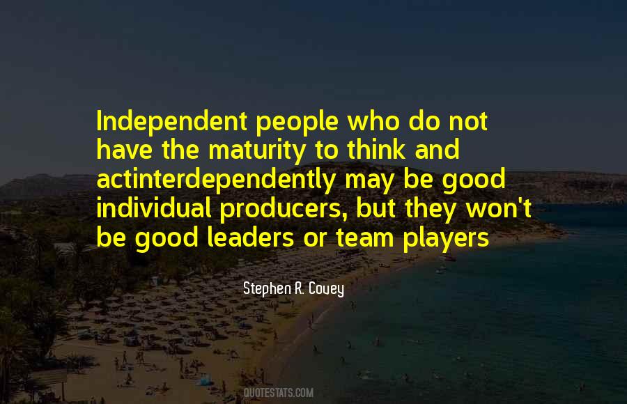 Quotes About Team Players #1807017