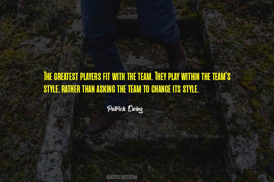 Quotes About Team Players #423829