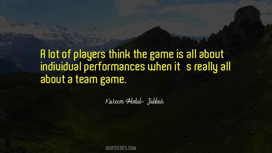 Quotes About Team Players #446685