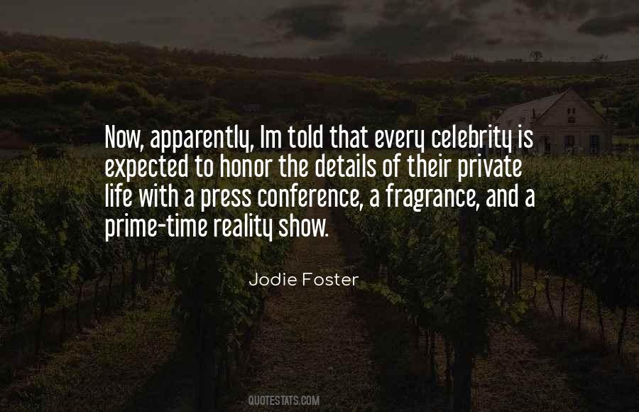 Quotes About Celebrity Life #1457704