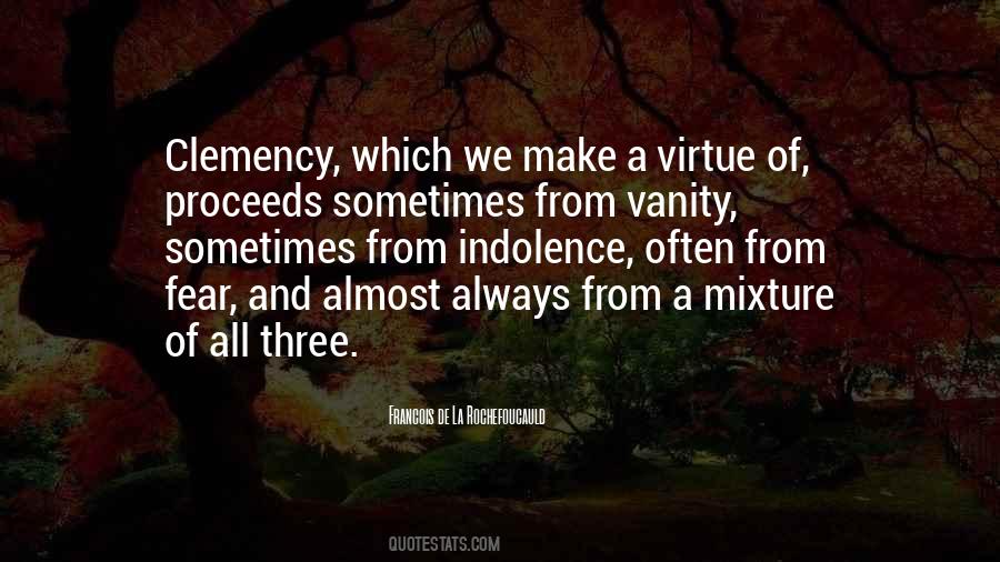 Quotes About Clemency #1269398