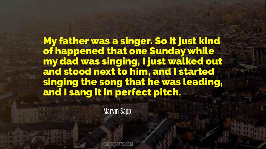Song Dad Quotes #1790977