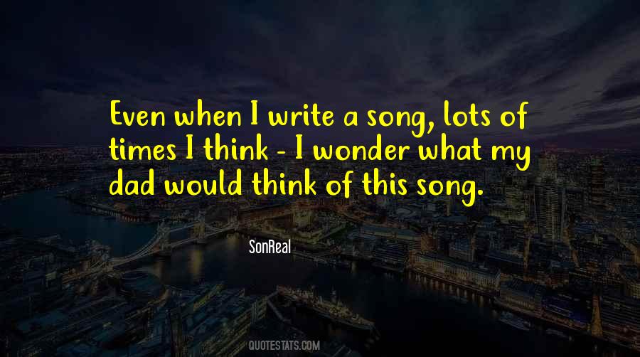 Song Dad Quotes #810117