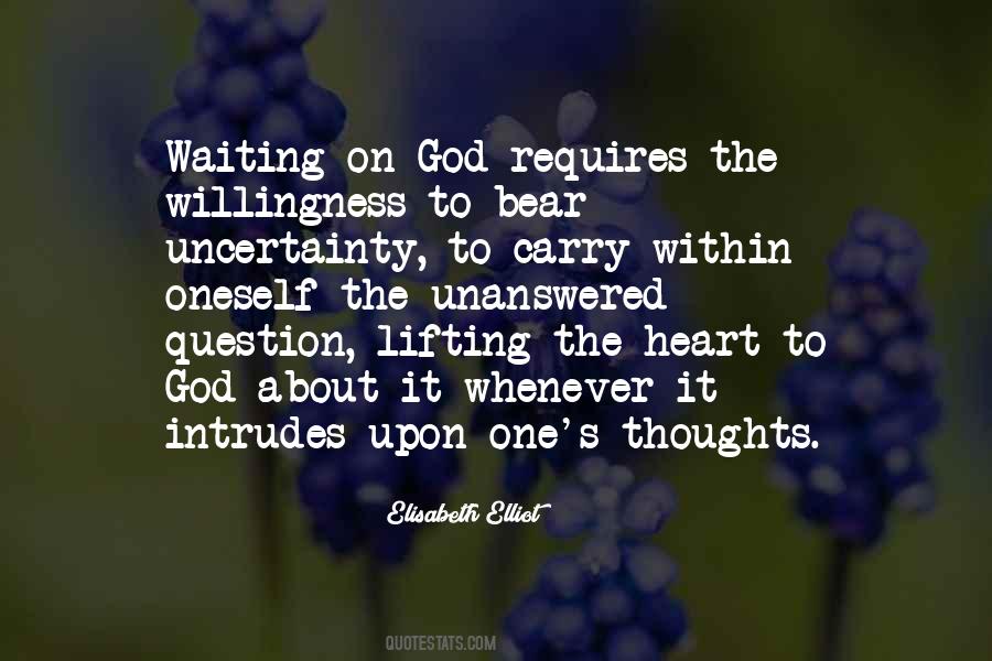 Quotes About Waiting On God #416594