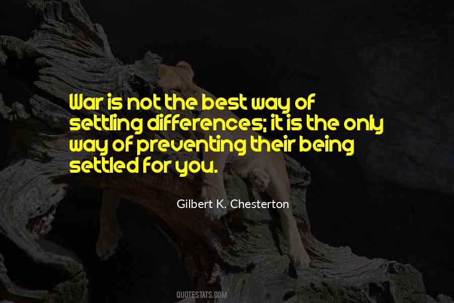 Quotes About Preventing War #1383965