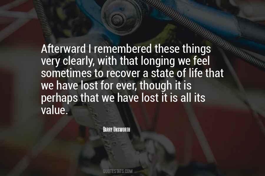 Quotes About Things We Lost #1623515