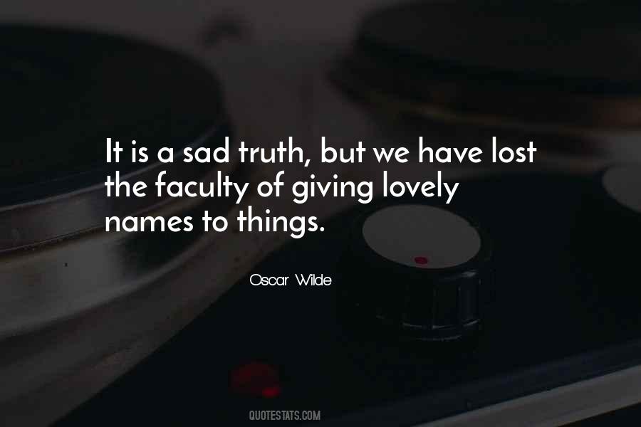 Quotes About Things We Lost #41993