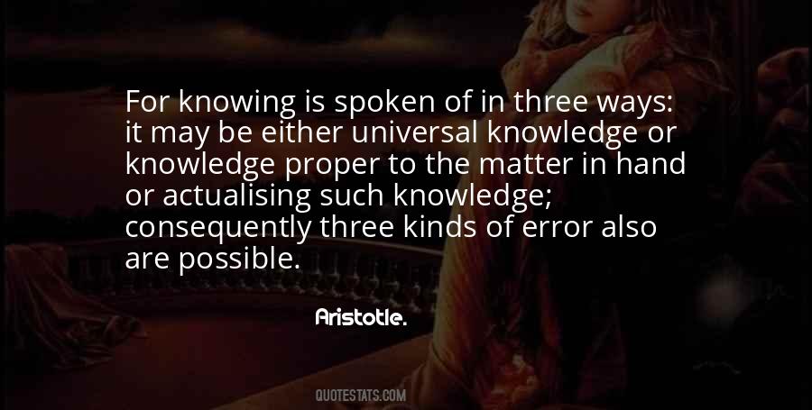 Quotes About Knowledge Aristotle #1411084