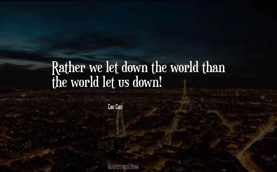 World Let Quotes #666035