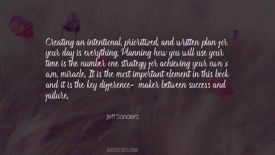 Quotes About Planning For Success #1876126