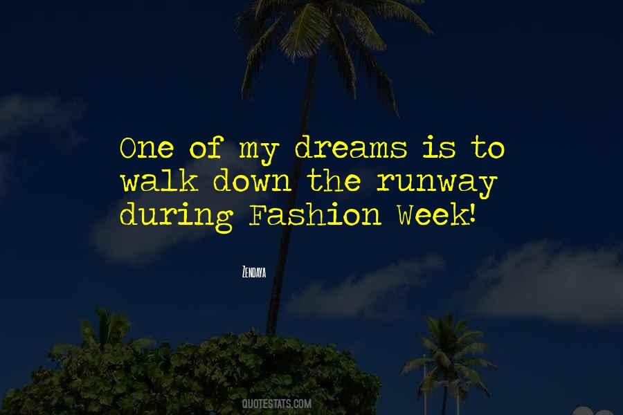 Fashion Runway Quotes #1035127
