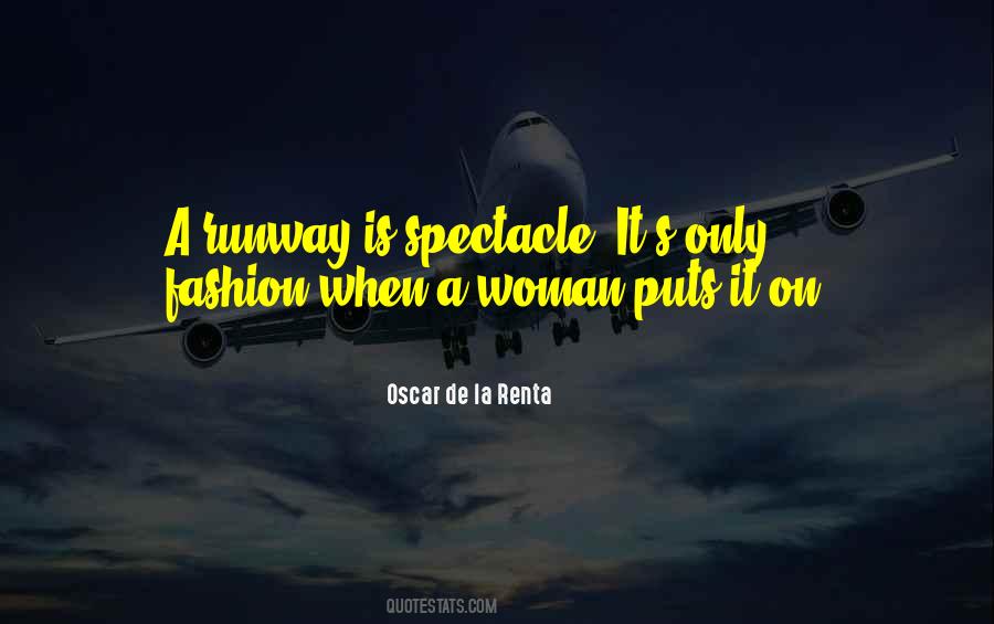 Fashion Runway Quotes #1051577