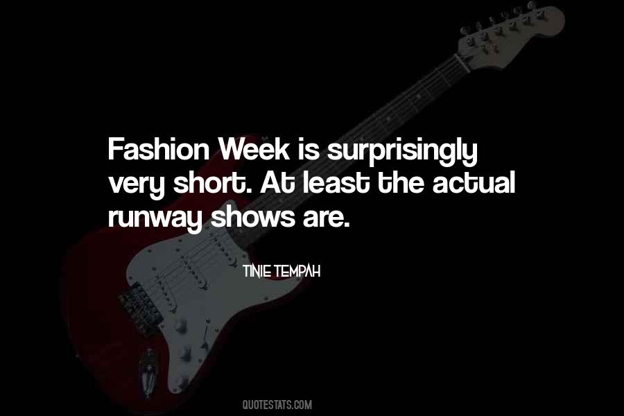 Fashion Runway Quotes #1369008