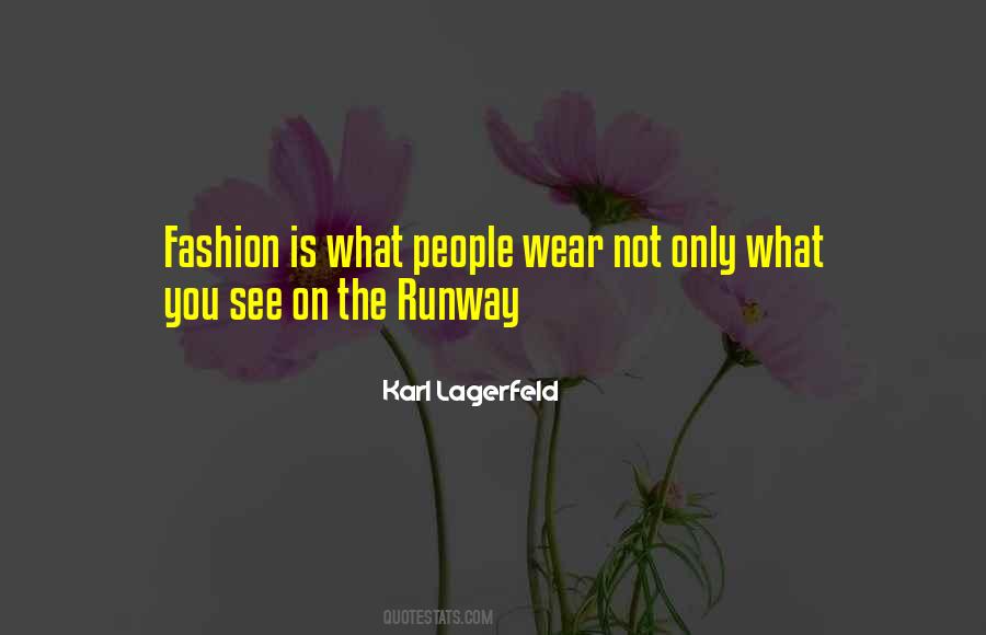 Fashion Runway Quotes #591491