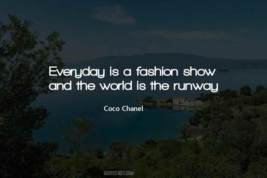 Fashion Runway Quotes #968318