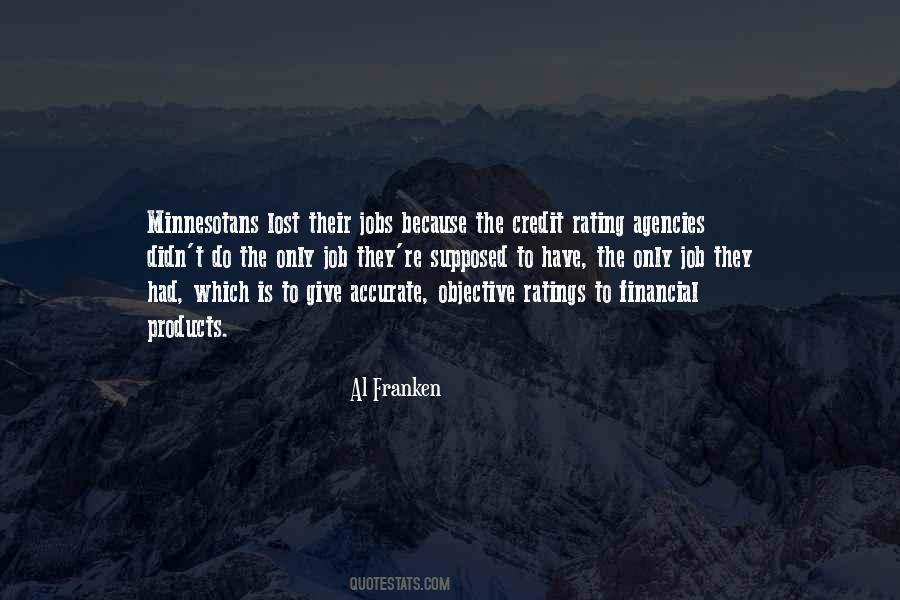 Quotes About Credit Rating Agencies #1497758