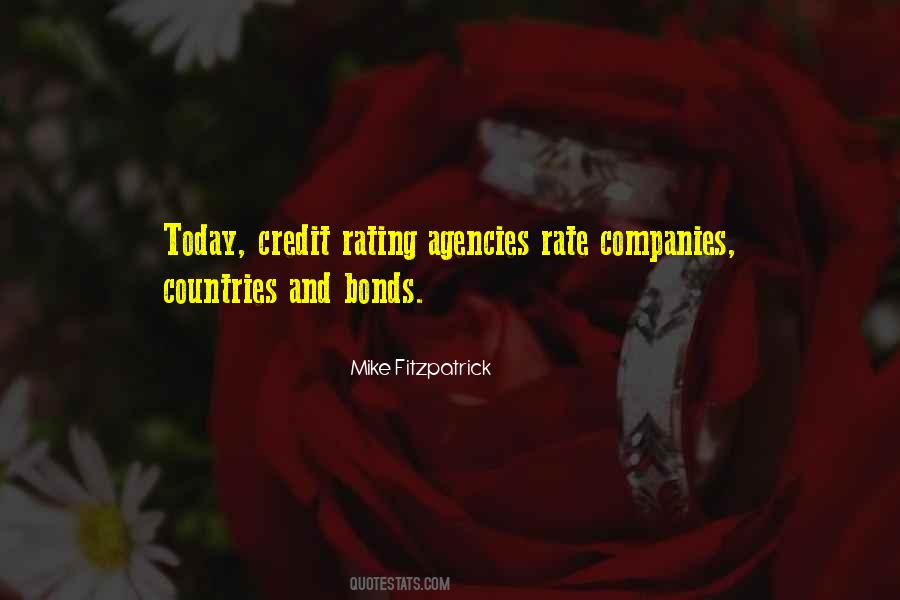 Quotes About Credit Rating Agencies #641643