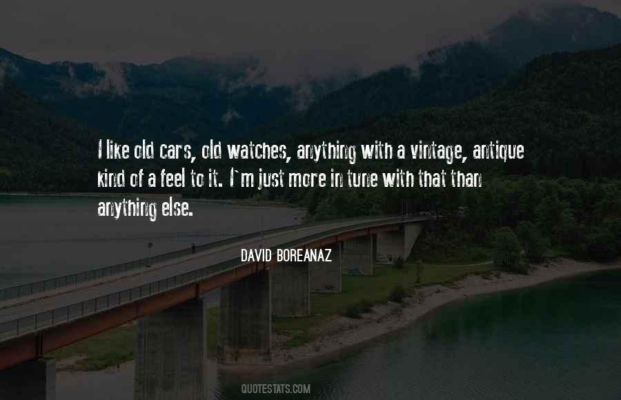 Quotes About Old Cars #1270604