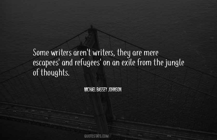 Thoughts Of A Writer Quotes #1715480