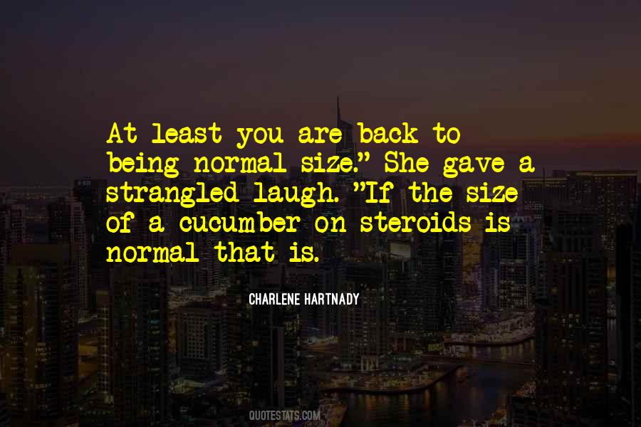 Quotes About Back To Normal #68756