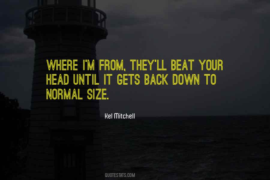 Quotes About Back To Normal #94482
