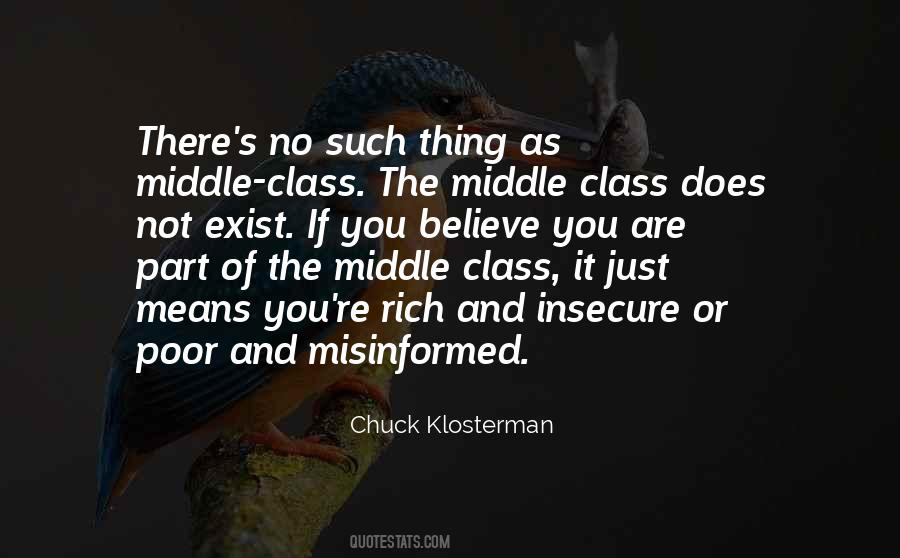 Quotes About The Middle Class #895412