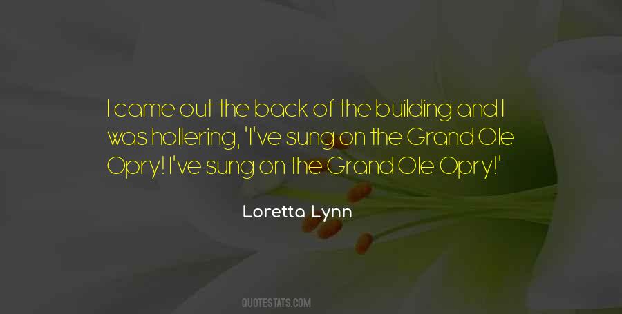 Quotes About The Grand Ole Opry #184814