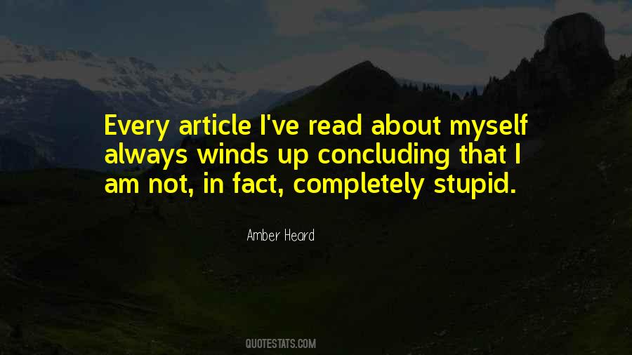 Quotes About I Am Not Stupid #324379