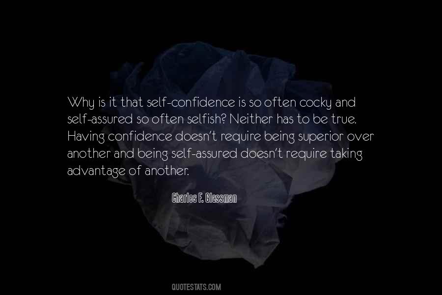Cocky Confidence Quotes #548720