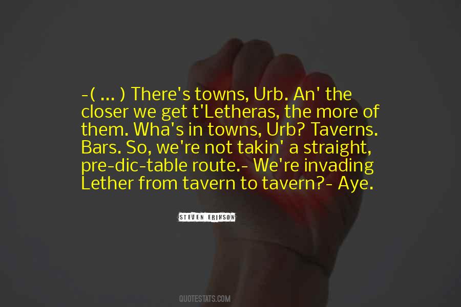 Quotes About Taverns #408579 Quotes About Taverns #408579