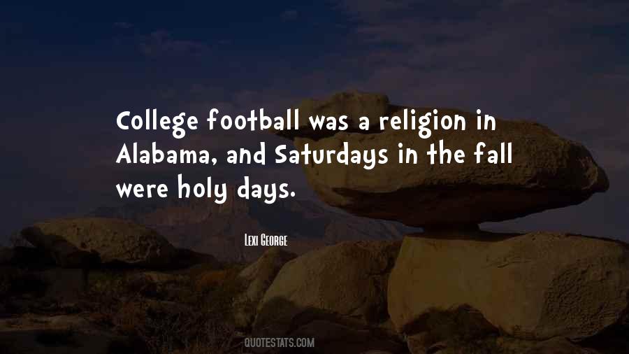 Quotes About Alabama Football #807584