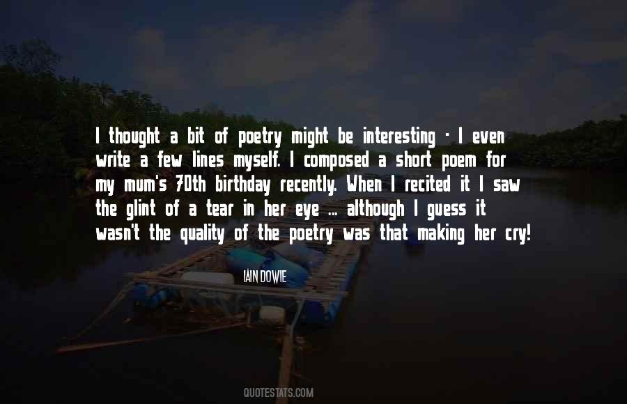 Birthday Poetry Quotes #723947