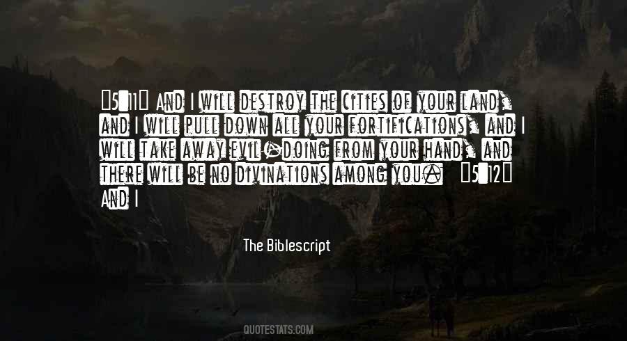 Quotes About Evil Doing #1269376