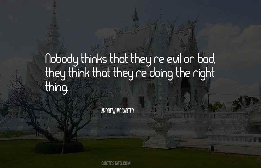Quotes About Evil Doing #697030