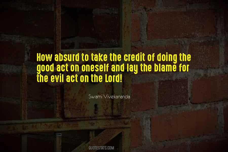 Quotes About Evil Doing #853109