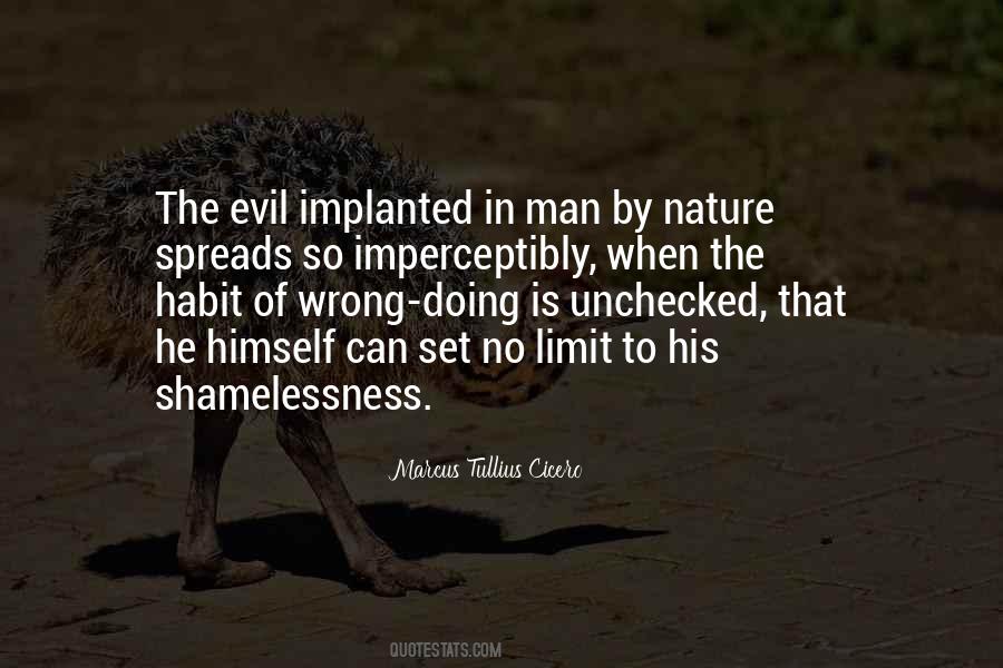 Quotes About Evil Doing #889536