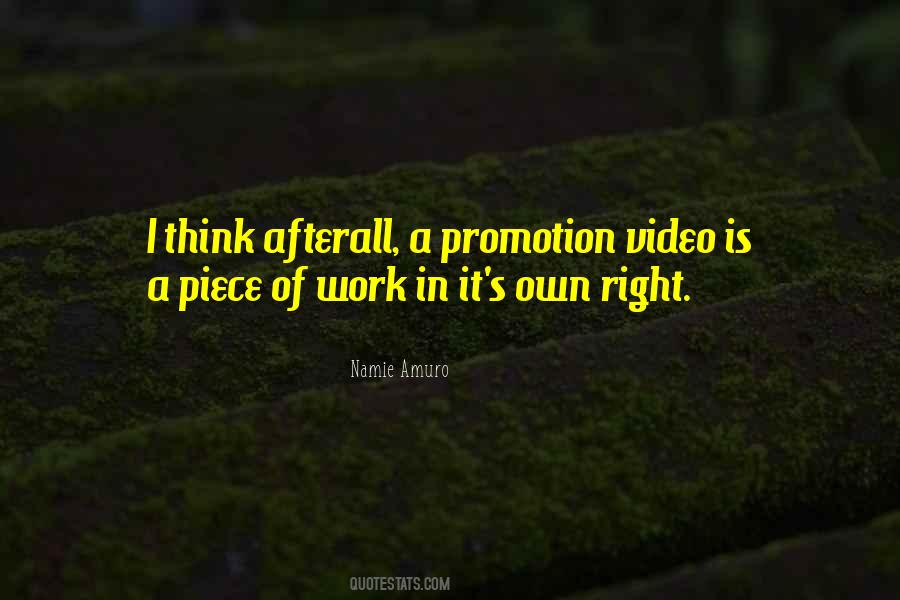 Quotes About Promotion #981691