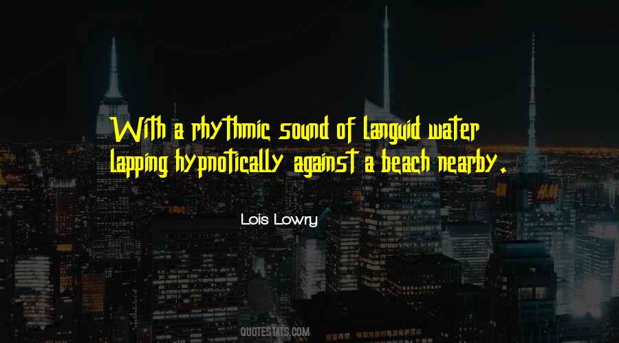Quotes About Sound Of Water #1071602
