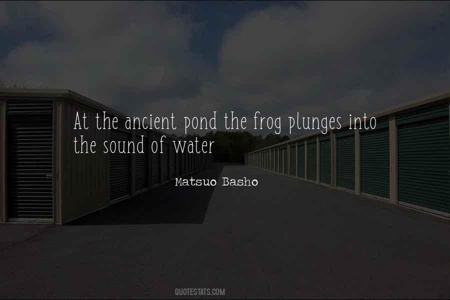 Quotes About Sound Of Water #1544517