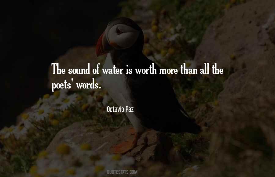 Quotes About Sound Of Water #1859677