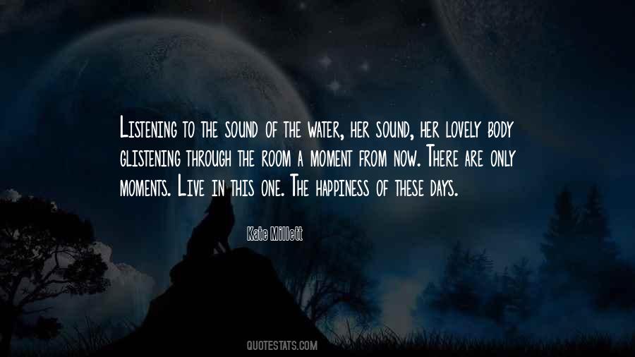 Quotes About Sound Of Water #195779