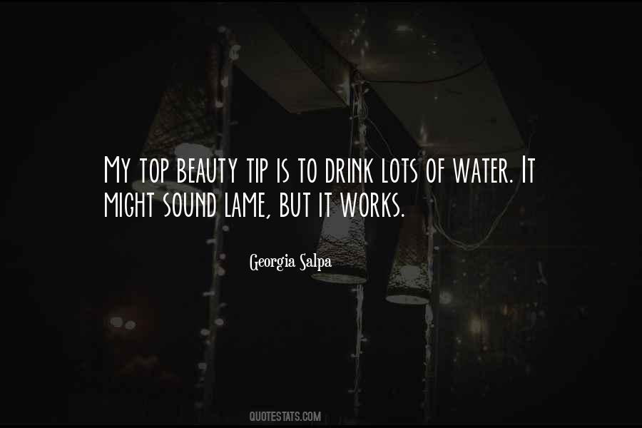 Quotes About Sound Of Water #34837