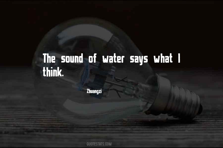 Quotes About Sound Of Water #360205