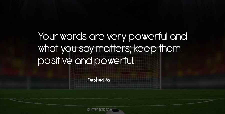 Quotes About Words Are Powerful #1371048