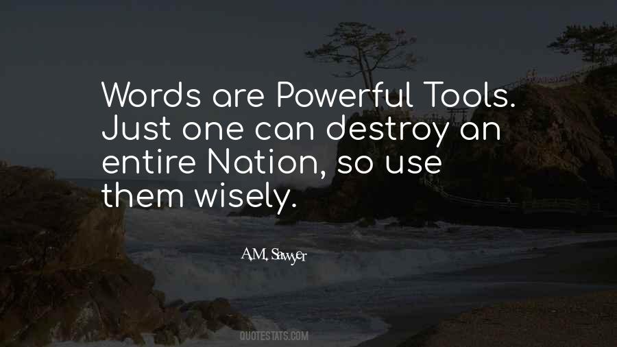 Quotes About Words Are Powerful #1451244