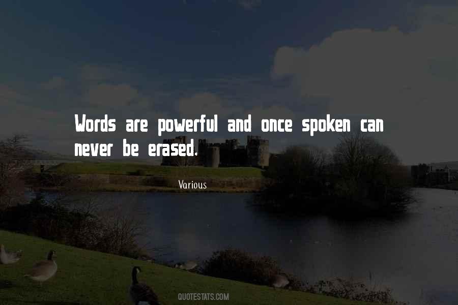 Quotes About Words Are Powerful #823852