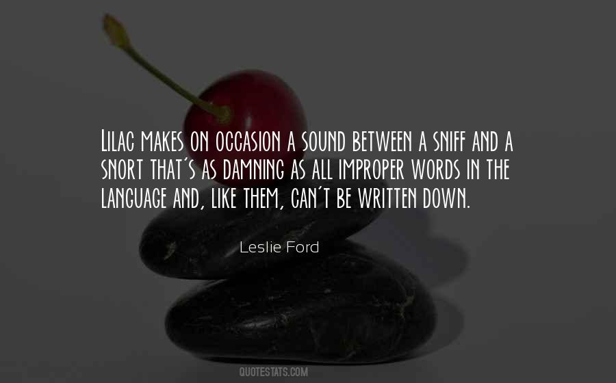Sound That Makes Quotes #1508562