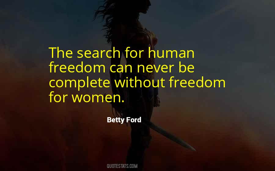 Quotes About Women's Freedom #86533