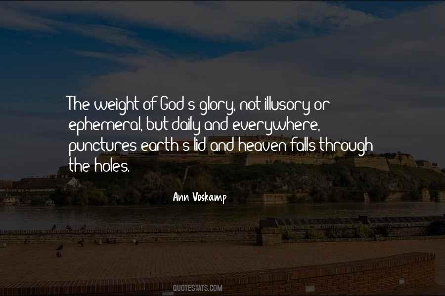 Quotes About God's Glory #1135444